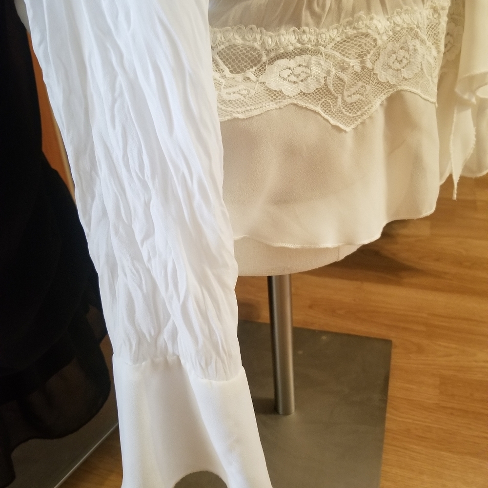 Ruffled up button down.. - Picture 3 of 4